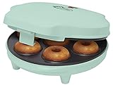 Bestron Donut Maker en diseño retro, mini donut maker eléctrica para 7 pequeños donuts, incl....
