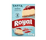 Royal Cheesecake Tarta de Queso con Cobertura de Fresa, sin Horno 8 Raciones, 325g
