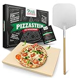 Pizza Divertimento Piedra para pizza para horno y parrilla de gas - De cordierita - Con pala para...