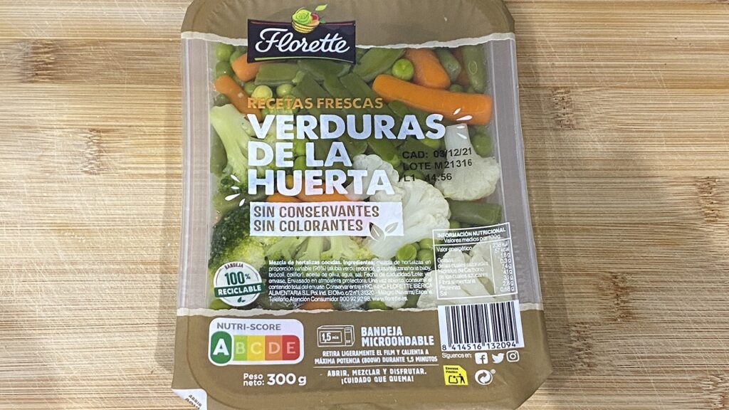 florette verduras para microondas