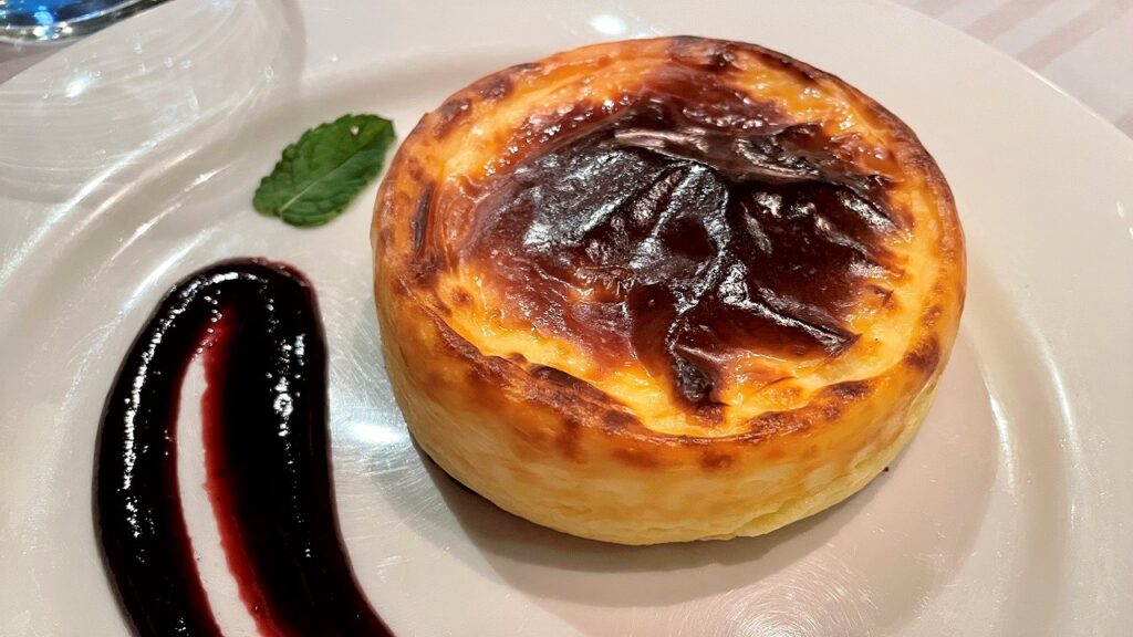 tarta de queso de leche de oveja latxa