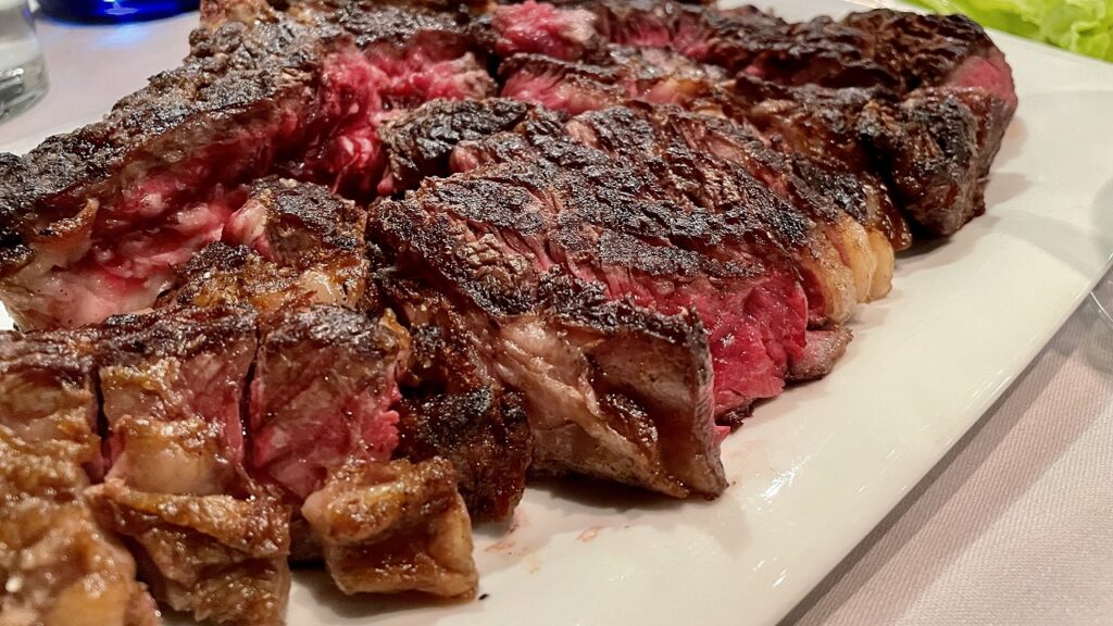 txistorra de Orio txuleton de vaca vieja sagardi