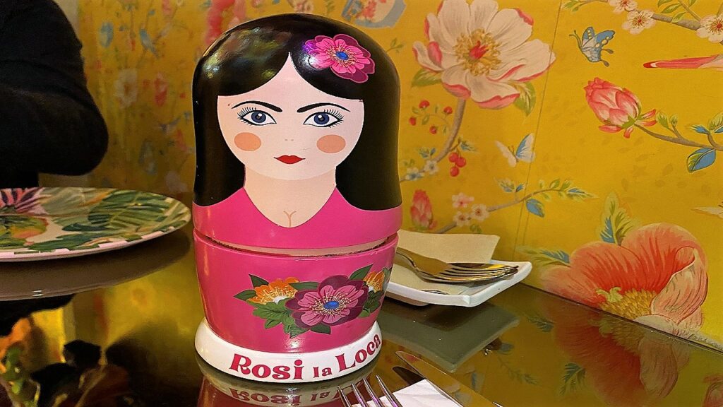 Cóctel Rosi en Moscú rosi la loca restaurante